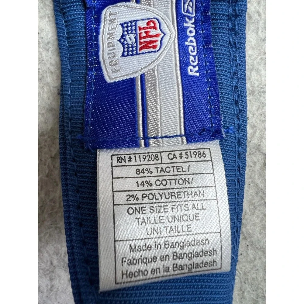 Indianapolis Colts Hat Visor Strap Back Mens One‎ Size NFL Authentic Sideline